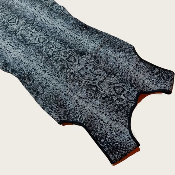 Guess Marciano Snake Print Bodycon Dress Small - Picture 4 of 8